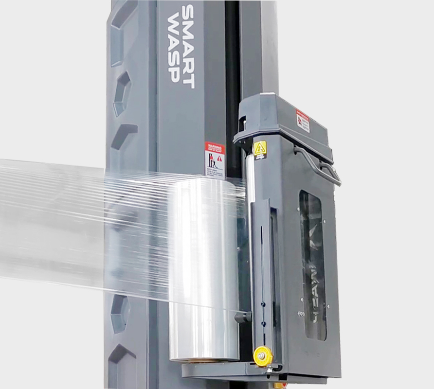 Sjálfvirk brettavafningsvél SMARTWRAP X10 3000kg sparar filmu