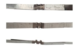 Sylgja fyrir stálband 16 × 40 mm með handvirkum strekkjara og pressu