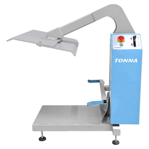TONNA1100 tunnupressa E1100L fyrir 1100 L ruslatunnur, hliðarsýn